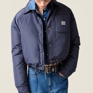 Miu miu cropped down jacket. Brand new